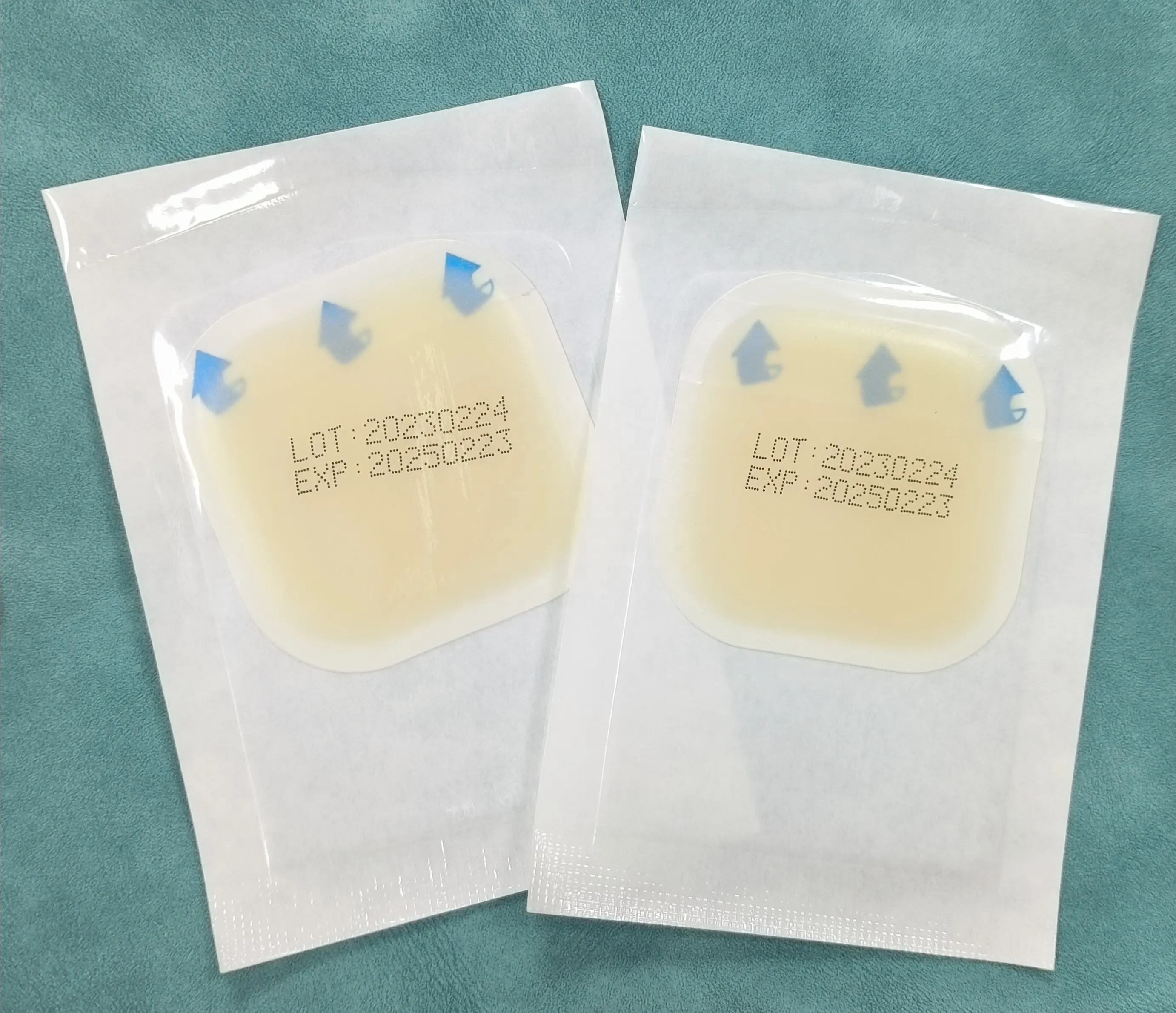 Factory 5*5cm Hydrocolloid Dressing Blister Plaster Blister Cushions Waterproof Blister Prevention Pads For Fingers Toes Heels