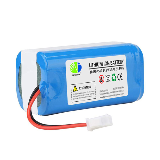 14.8V 2200mAh Lithium Ion Battery Pack 18650 4S1P Li-ion Battery for Sweeper Vacuum Robot