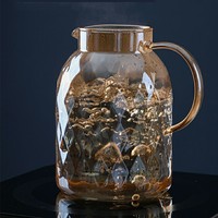 Ensemble de tasses à thé en verre borosilicaté de style moderne résistant aux hautes températures pour la fête