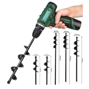 ดอกสว่านเจาะดิน 4 นิ้ว เครื่องมือเจาะดินไฟฟ้าสำหรับขุดหลุมปลูกต้นไม้ - Product Image 1