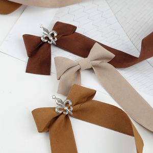 Nine-Colored Ribbon Suede Ribbon 2.5Cm Solid Color Durable Gift Wrapping Shoe Hat Decoration Hair Clip Bow DIY Handmade - Product Image 3