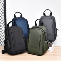 Nouvelle sacoche de poitrine pour homme, sac de voyage décontracté imperméable, sac bandoulière, sac de poitrine léger
