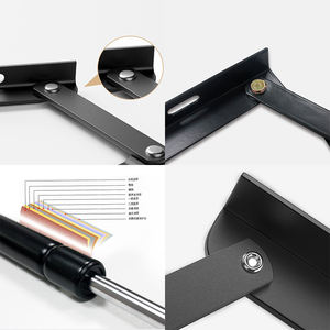 آلية رفع سرير حديدي للبالغين بسعر تنافسي من المصنع، تصميم مخفي لتوفير المساحة وسهولة التركيب، متوفر باللونين الأسود والأبيض - Product Image 5