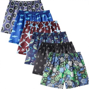 Caleçons mi-longs camouflage pour hommes, anti-frottement, avec jambe allongée, respirants, grande taille, sous-vêtements de sport doux 100% coton - Product Image 2