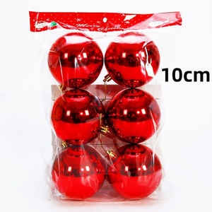 Christmas <b>Tree</b> Hanging Balls Colorful Glitter Matte Shiny Shatterproof Glossy Red Balls for Ornaments Party Decoration - Product Image 2