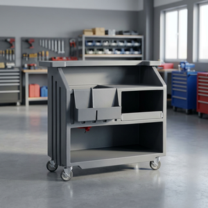 Chariot de bar portable, chariot de bar pour piscine d'hôtel, chariot à boissons pour complexe hôtelier, chariot de bar commercial extérieur, chariot à boissons pour traiteur, chariot de service hôtelier - Product Image 4