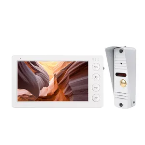 2023 4-Wire Discount 7 Inch Screen Monitor Cheap Video Intercom System with Camera Video Door Phone for Villa