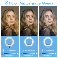 FT-18N 55W 18 pouces, anneau lumineux LED de haute qualité pour selfie, photographie, beauté et maquillage, avec trépied, lampe annulaire LED pour vidéo