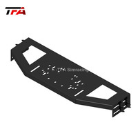 2025 plate-forme de simulateur de course modulaire en aluminium robuste entièrement réglable support de pédale de roue facile bricolage configuration divertissement sportif