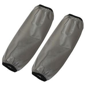 Mangas protectoras impermeables y resistentes al aceite, protección de manga larga para limpieza de cocina, uso diario, negro mate, blanco mate - Product Image 4