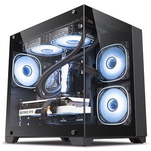 <span class=keywords><strong>Gaming</strong></span> <span class=keywords><strong>PC</strong></span> Case ITX Case Computer Case & Towers OEM Custom Desktop Computer <span class=keywords><strong>Gaming</strong></span> <span class=keywords><strong>Precio</strong></span> de fábrica Gabinete de <span class=keywords><strong>PC</strong></span> de vidrio templado Doble - Product Image 1