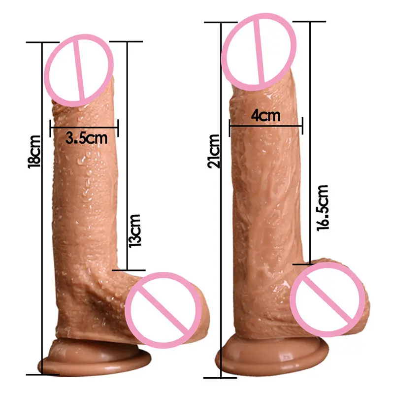 Körpersicherer echter Penis Po-Plug-Vibrator Sexspielzeug für Damen