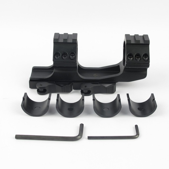 One Piece Optics Scope Mount Cantilever QD Mount for Hunting Flashlight Quick-Release Heavy Duty Scope Mount