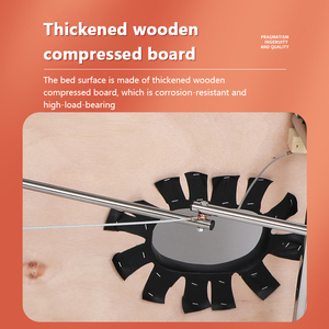 Portable foldable massage <b>bed</b> with double-beam reinforcement for <b>easy</b> folding use for clinics beauty salons and fitness clubs - Product Image 6