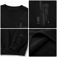 Felpe con Cappuccio a Maniche Lunghe in 100% Cotone, 440 GSM, Nere, con Logo Personalizzato e Etichetta Privata, Ottimo Servizio, Prezzo Conveniente