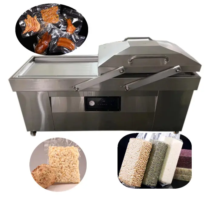 Wear-resisting vacuum sealer zipper bags for food vaccum skin packaging machine automatic tofu tray plastic food tray sealer