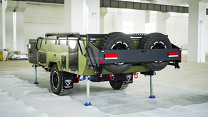 Chasis de <span class=keywords><strong>caravana</strong></span> todoterreno de fibra de vidrio funcional y móvil Pop Top Camper para remolques de viaje para acampar al aire libre - Product Image 5