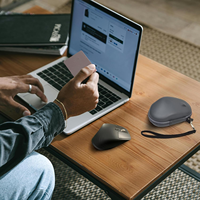Étui de souris étanche en EVA avec fermeture éclair et boucle de traction pour Logitech MX Master 3s, léger, pour rangement – Fourniture directe usine