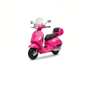 Moto Vespa Gts Rosa <b>Net</b> Ride On Toy 6V Battery Electric Scooter For Kids 3-6 Years With <b>Lights</b> And Music - Product Image 1