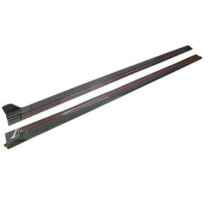 Falda lateral de fibra de carbono estilo KB <span class=keywords><strong>A6</strong></span> C8 <span class=keywords><strong>Allroad</strong></span> para Audi <span class=keywords><strong>A6</strong></span> <span class=keywords><strong>Allroad</strong></span> 2019-2022 - Product Image 1
