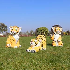 รูปปั้นสวนเสือสำหรับเด็กรูปปั้นสัตว์ทำจากเรซิ่นกลางแจ้งขนาดใหญ่ดีไซน์หรูหราทันสมัยน่ารักเครื่องประดับที่ทนต่อสภาพอากาศ - Product Image 6