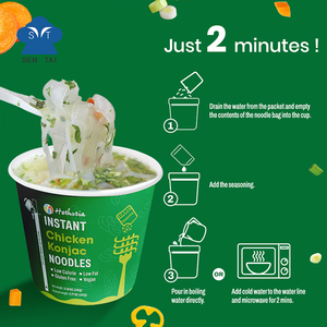 Mì Konjac vị gà ít calo, súp Phở không đường, mì Shirataki ăn liền, đóng hộp - Product Image 5