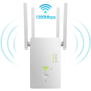 AC1200 <strong>Wireless</strong> 5G <strong>WiFi</strong> Extender Router AP Dual Band <strong>Repeater</strong> Booster <strong>Signal</strong> 802.11AC Long Range 1200Mbps Wi-Fi <strong>Access</strong> <strong>Point</strong> - Product Image 2