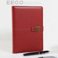 Agenda en cuir PU thermique au design unique, couverture rigide, agenda magnétique hebdomadaire, planificateur de mariage, ensemble cadeau avec boucle pour stylo