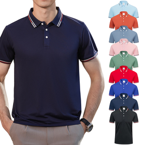 Áo thun thể thao nhanh khô, in logo tùy chỉnh giá sỉ, áo polo golf trơn cho nam - Product Image 2