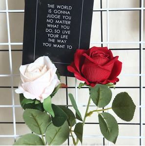 Haute qualité unique velours <span class=keywords><strong>Rose</strong></span> fleurs fleurs artificielles velours <span class=keywords><strong>Rose</strong></span> pour mariage <span class=keywords><strong>Rose</strong></span> cabine téléphonique mariage décor fleur - Product Image 5