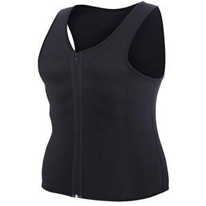 Mens Neoprene Waist Trainer Weight Loss Body Shaping Tank Top Sauna Suit <strong>Slimmer</strong> <strong>Vest</strong> - Product Image 6