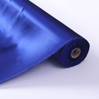 Hitam 22mm sutra Satin Charmeuse 100% sutra murni Mulberry 114cm 44 "warna Solid pencelupan desain kustom pencetakan pewarna kain grosir