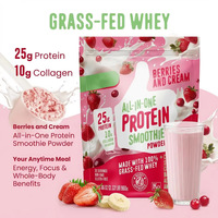 Poudre de Smoothie Protéiné Tout-en-un pour le Commerce International avec Soja et Collagène