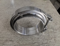 Prix usine Collier de serrage V à dégagement rapide en acier inoxydable 304, à ouverture rapide, pour tuyaux d'échappement