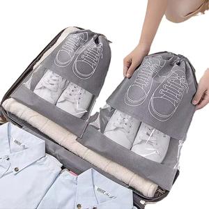 Sac de rangement pour vêtements et chaussures, imperméable, anti-poussière, portable, avec cordon de serrage, pour l'organisation en gros - Product Image 2