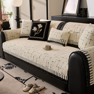 Sofa Cover Modern Stripe Pattern 90-140cm Washable Modular Sofa <b>Cushion</b> All Season Use - Product Image 3