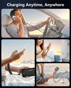 Câble de charge rapide SUNGUY Type-C 18W, câble USB rétractable pour téléphone portable, batterie externe et utilisation en voiture - Product Image 6