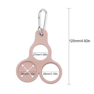 Clip de bouteille d'eau en silicone 3-en-1 avec mousqueton et crochet porte-serviette à 2 anneaux pour sac à dos, idéal pour la randonnée en extérieur - Product Image 2