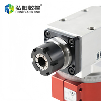 Tête d'angle d'axe C Hongyang ISO30/HSK63F ER25 pour tête de fraisage latérale de haute précision de fraiseuse CNC