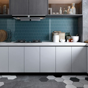 Baldosa Hexagonal Grande de Color Sólido 520*600mm, Estilo Moderno, Baldosa Personalizada <span class=keywords><strong>para</strong></span> Pared y Piso <span class=keywords><strong>para</strong></span> <span class=keywords><strong>Cocina</strong></span> y Baño - Product Image 3