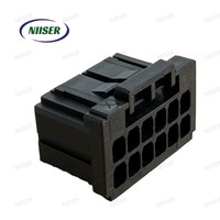 Boîtier de réceptacle de signal 12 voies TE 1-1827864-6, type à sertir, entreaxe 2,5 mm