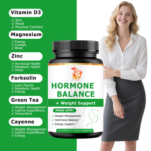 Cápsulas de Alta Calidad para el Equilibrio Hormonal, Suplemento para la Salud Femenina con Zinc y Extracto de Pimienta de Cayena, Cápsulas Promotoras de Adelgazamiento - Product Image 6