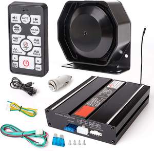 200w sirene Alarm mobil Remote Control nirkabel dengan mikrofon genggam untuk pemadam kebakaran, ambulans, insinyur, kendaraan - Product Image 1