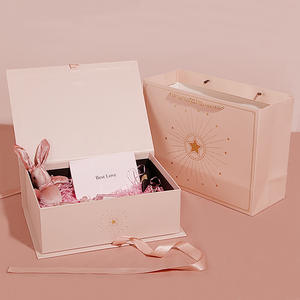 結婚式のジュエリー段ボール箱のためのバッグギフトボックス付きカスタムロゴギフト包装高級ギフトボックス - Product Image 2