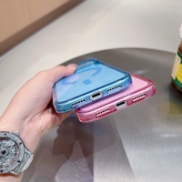 Coque de téléphone transparente scintillante pour iPhone 17 Air 16 15 14 13 12 Pro Max Plus avec charge magnétique sans fil