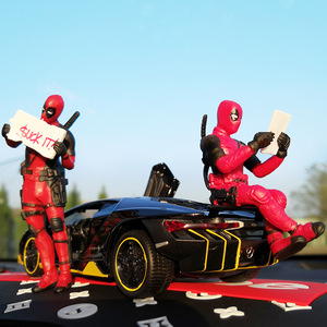 Figura <span class=keywords><strong>de</strong></span> Colección <span class=keywords><strong>de</strong></span> <span class=keywords><strong>Deadpool</strong></span>, Edición Q, <span class=keywords><strong>de</strong></span> Marvel <span class=keywords><strong>X</strong></span>-<span class=keywords><strong>Men</strong></span>, Hecha a Mano en PVC, Adorno para Coche - Product Image 4