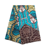 Vente en gros de tissu imprimé à la cire nigériane de haute qualité de 6 verges pour robe de soirée Ankara cire de polyester africain