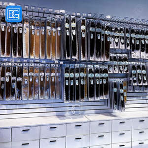 Comptoir de cheveux de fabrication d'usine Design d'intérieur magasin d'<span class=keywords><strong>extension</strong></span> de cheveux perruque en métal meubles d'affichage de boutique - Product Image 3