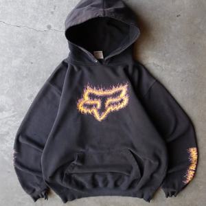 Custom Heavyweight Terry Zip Breathable Print Hoodie Men <b>Vintage</b> Distressed Crop Boxy Zipper Sun Fade Style Casual <b>Sweatshirts</b> - Product Image 4