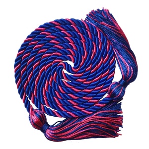 Cordón de Honor para Graduación Bicolor Verde <span class=keywords><strong>Kelly</strong></span>/Azul Claro, Cordón Encerado 100% Poliéster - Product Image 5